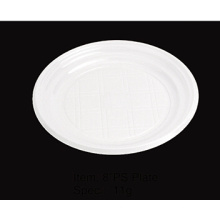 Round Soft Plastic Party Plate 8"